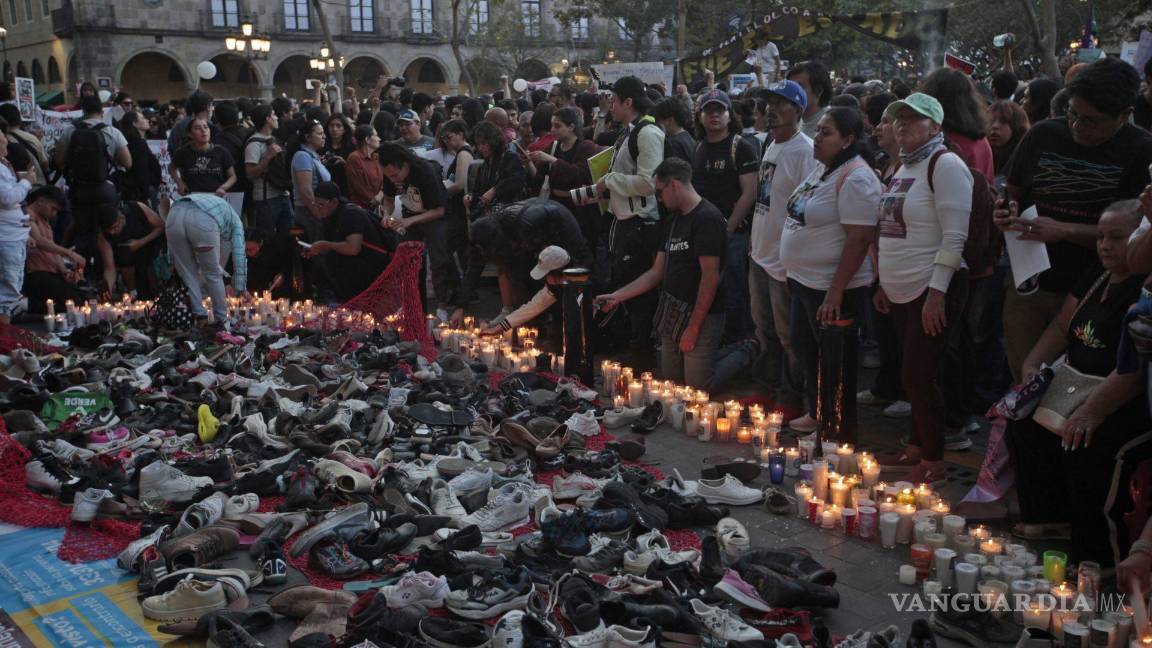 Luto Nacional; protestas pacíficas en todo México exigen justicia por los desaparecidos en Jalisco