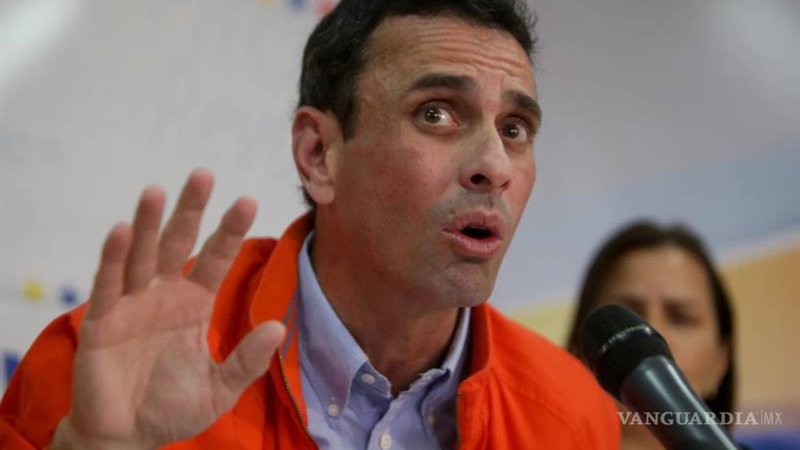 Venezuela es &quot;una bomba que puede explotar en cualquier momento”: Capriles