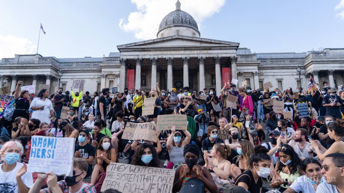 Retoman en Reino Unido protesta contra el racismo
