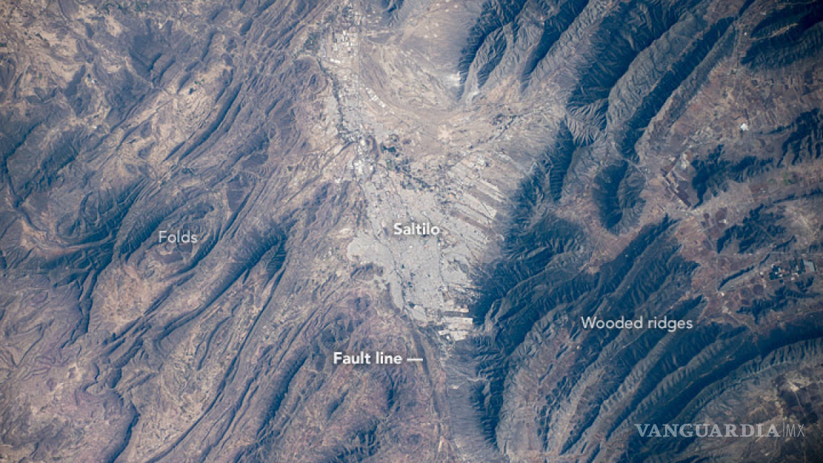 Saltillo, imagen del día de la NASA