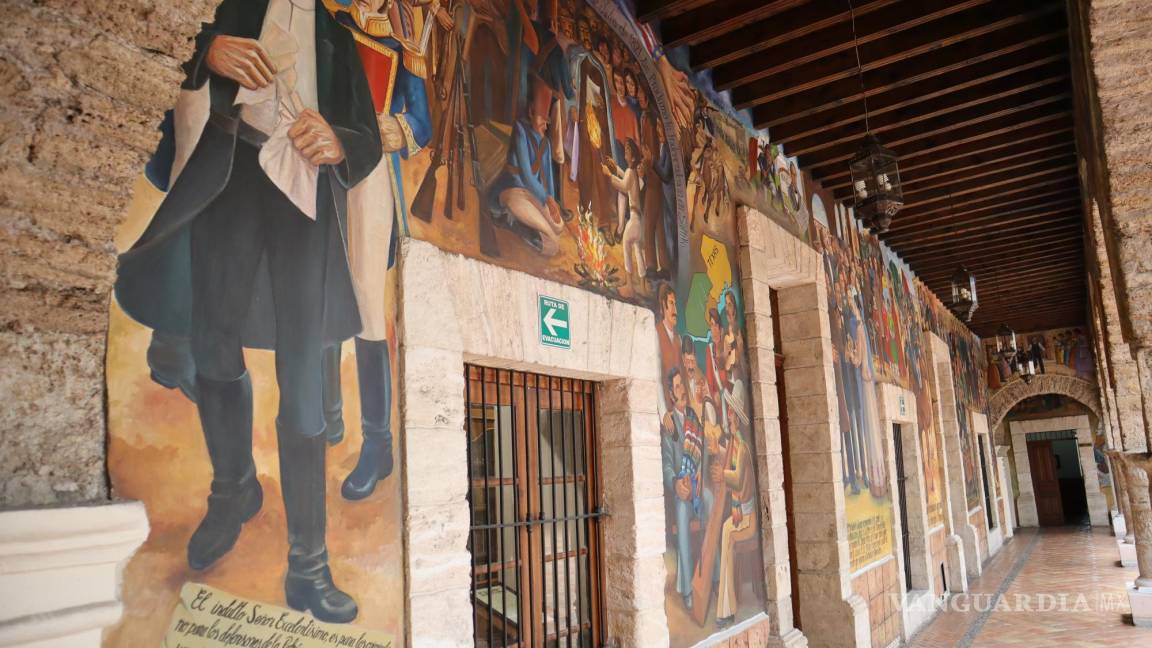 El mural más grande de México hecho por una mujer está en Saltillo
