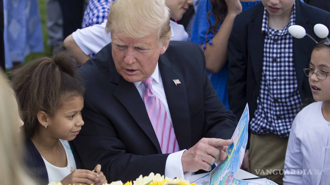 Donald Trump 'presume' a niños construcción del muro fronterizo con México
