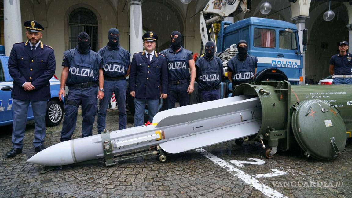 Grupo italiano de extrema derecha tenía un arsenal y hasta un misil