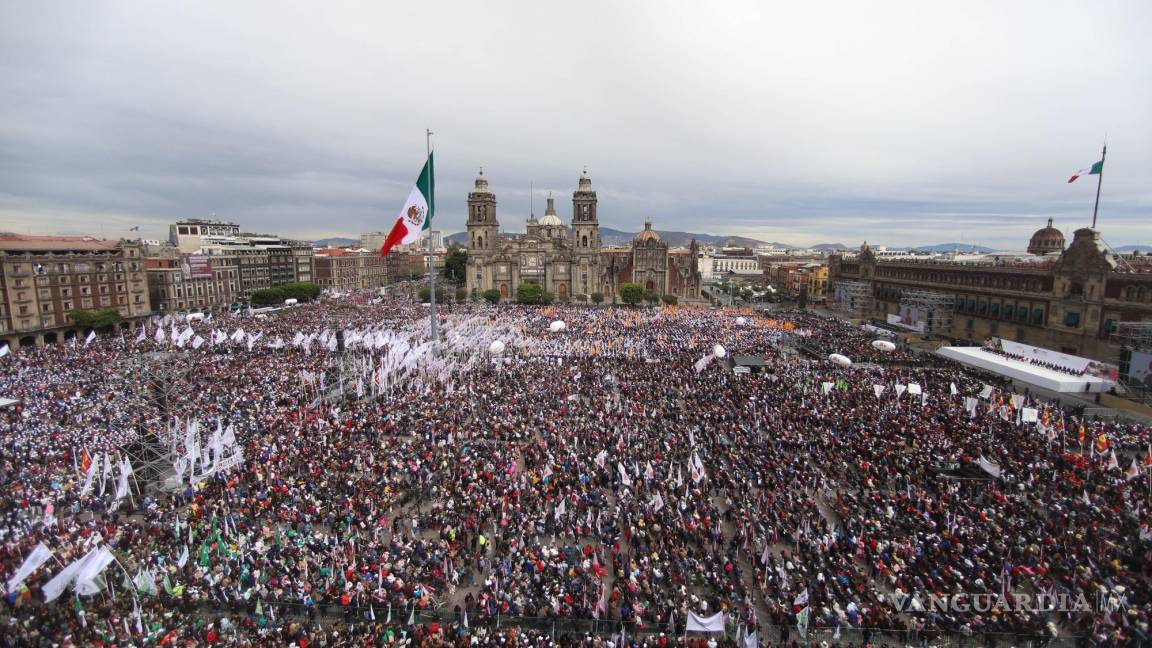 Acuden 350 mil personas a informe de Sheinbaum; sindicatos y Morena llenan el Zócalo