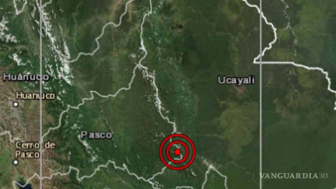 Un sismo de magnitud 7.2 sacudió la región peruana de Ucayali