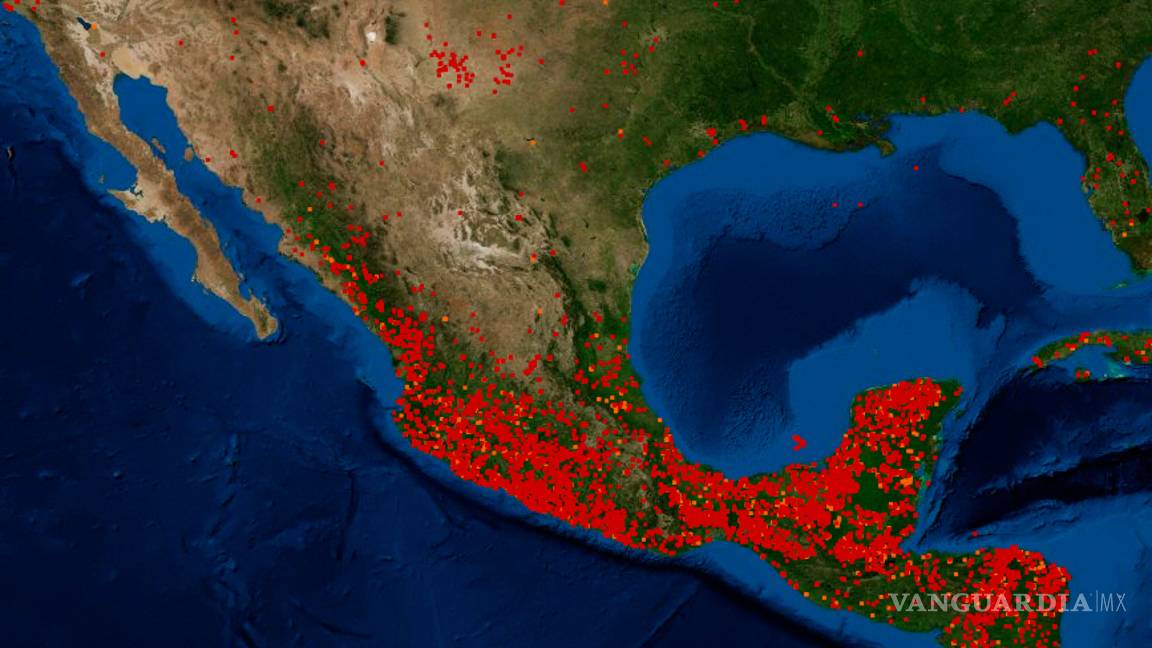$!Hay 82 incendios forestales en 21 estados; Oaxaca, Guerrero y Jalisco, los más afectados