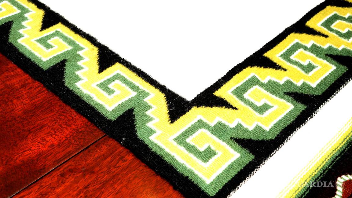 $!El maestro empezó su taller textil el año pasado en su natal Gualupita.