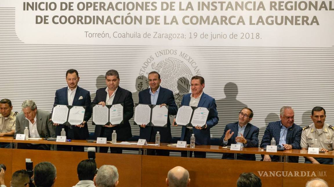 Coahuila y Durango firman Instancia Regional de seguridad, primera en el país