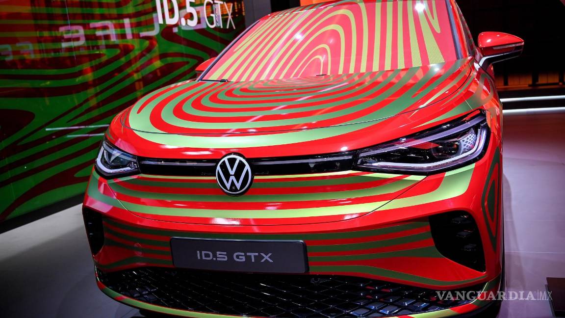 $!El Volkswagen VW ID.4 GTX en exhibición en el primer día de vista previa de prensa del Salón Internacional del Automóvil IAA en Munich, Alemania. EFE/EPA/Sascha Steinbach