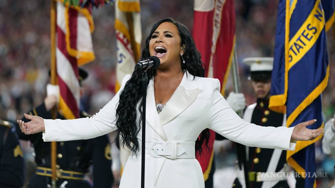 Demi Lovato predijo que interpretaría el himno nacional en el Súper Bowl