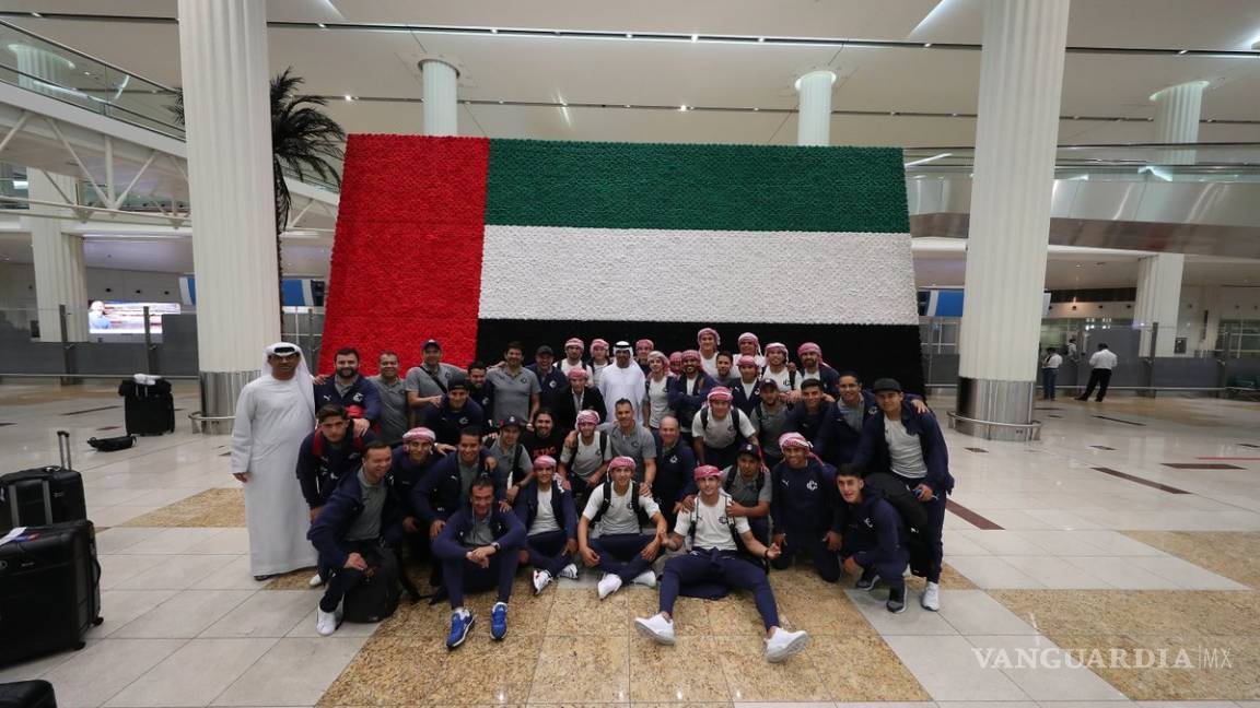 Chivas llegó a Dubai para el Mundial de Clubes