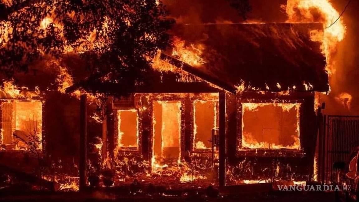 No es Coahuila, es California: Usuarios comparten fotos 'fake' sobre incendio en Artega