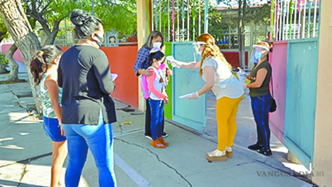 Vigilan padres que el COVID-19 no entre a las escuelas de Coahuila