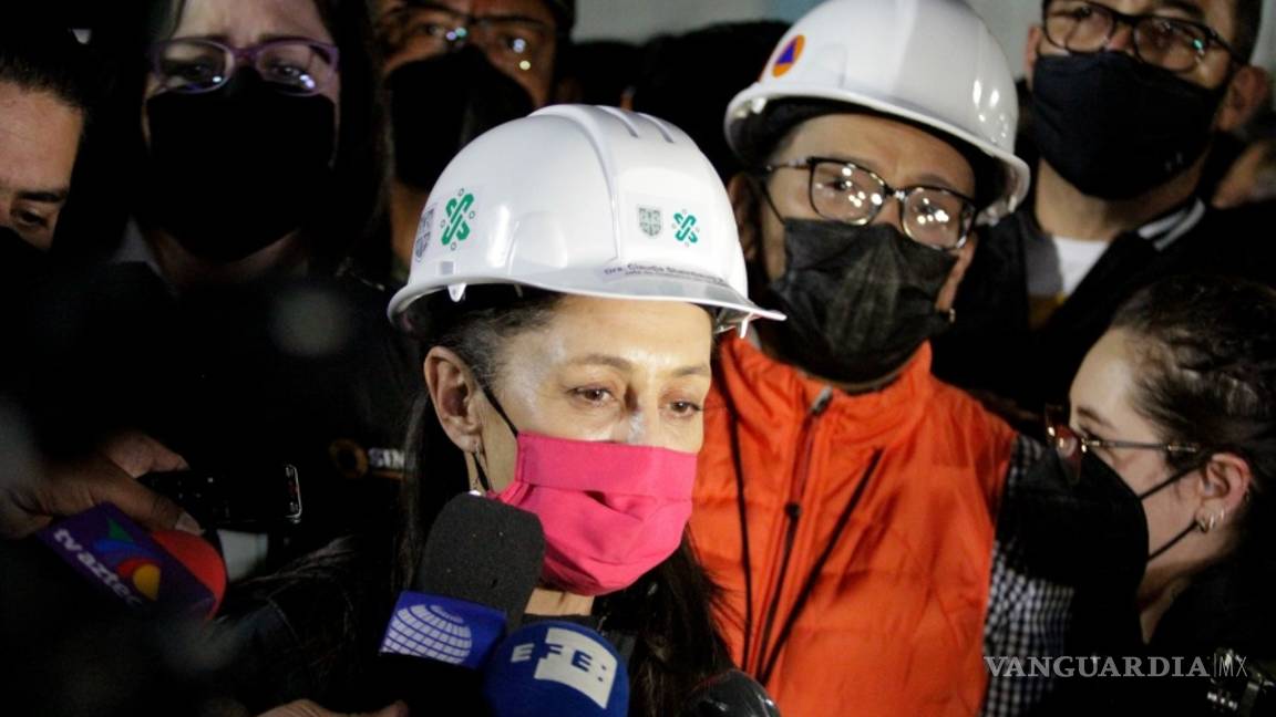 $!Imágenes del desplome en el metro en CDMX