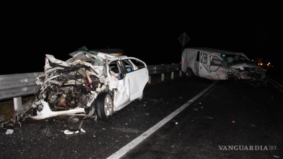 Tragedia en carretera deja ocho muertos de nuevo en la vía Saltillo-Zacatecas