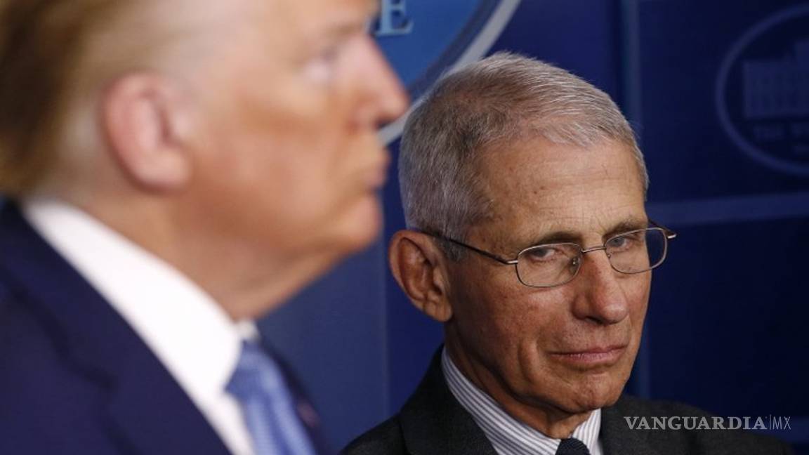 $!Donald Trump y Anthony Fauci colisionan por el auge de contagios de COVID-19 en EU