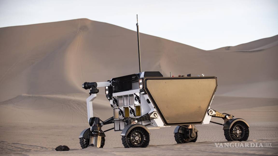 $!Prueba del FLEX Rover de Astrolab y su brazo robótico. La prueba se realizó cerca de Death Valley, California.