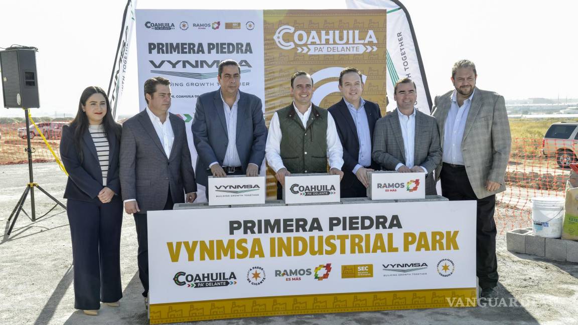 Colocan primera piedra de VYNMSA Ramos Arizpe Industrial Park IV