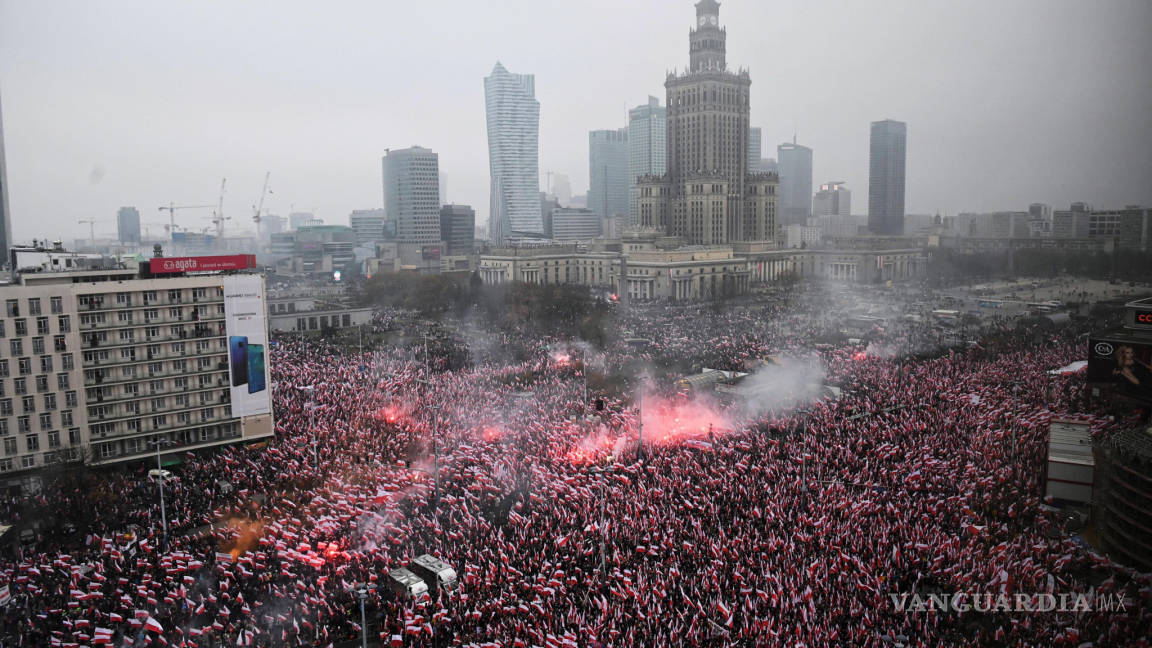 Extrema derecha en Polonia exhibe su fuerza