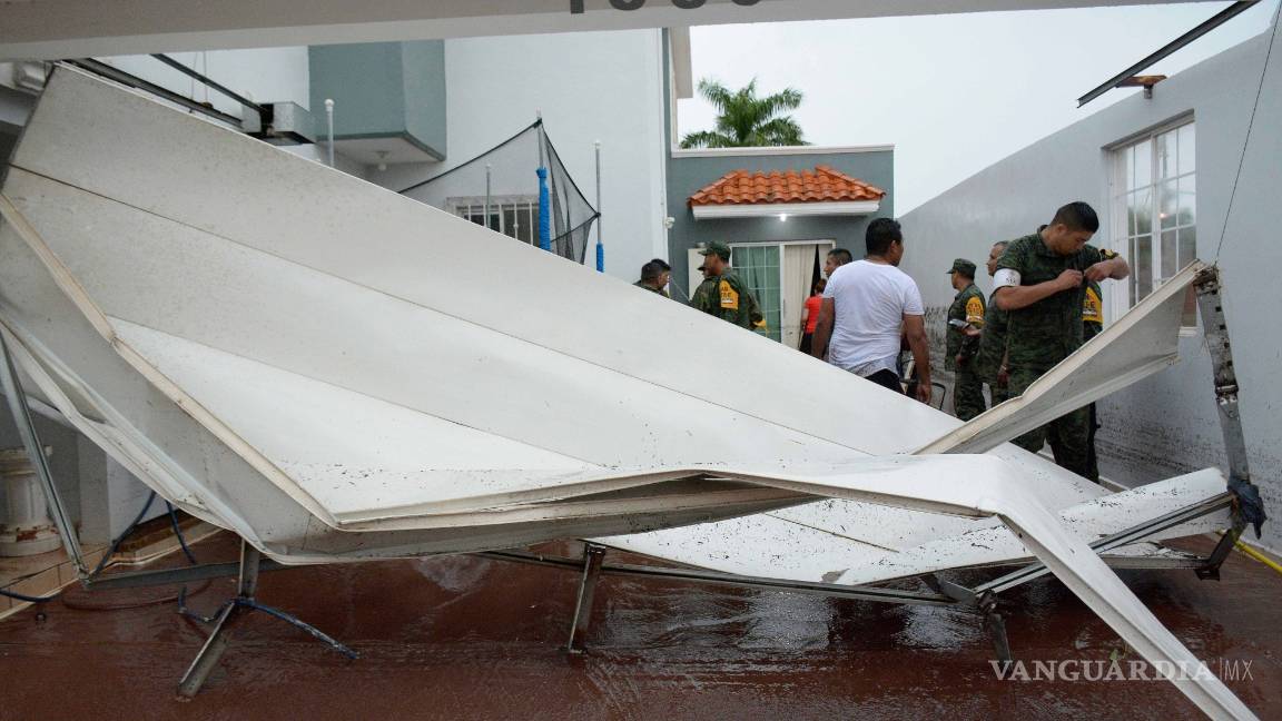 $!Golpean fuertes lluvias a Sonora, Sinaloa y Baja California Sur