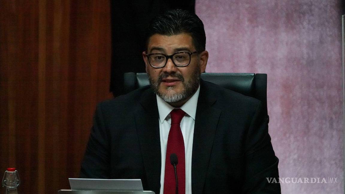 $!Reyes Rodríguez Mondragón, consejero presidente del TEPJF, encabezó la sesión solemne con motivo de la aprobación del cómputo final y declaratoria de conclusión del proceso de Revocación de Mandato.