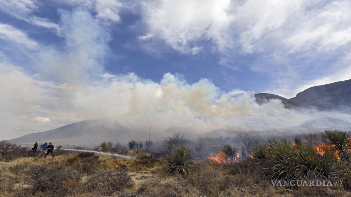 Cuatro incendios se encuentran activos en la Región Sureste de Coahuila