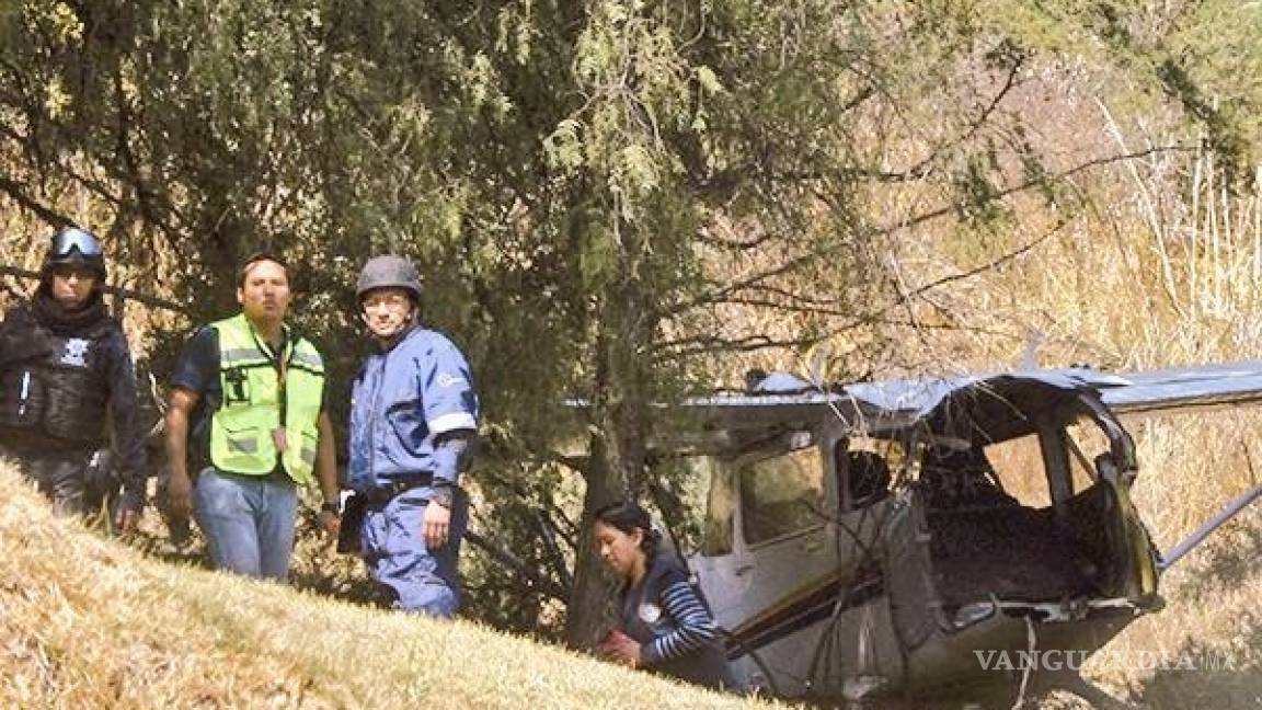 Se desploma avioneta en Veracruz; dos muertos