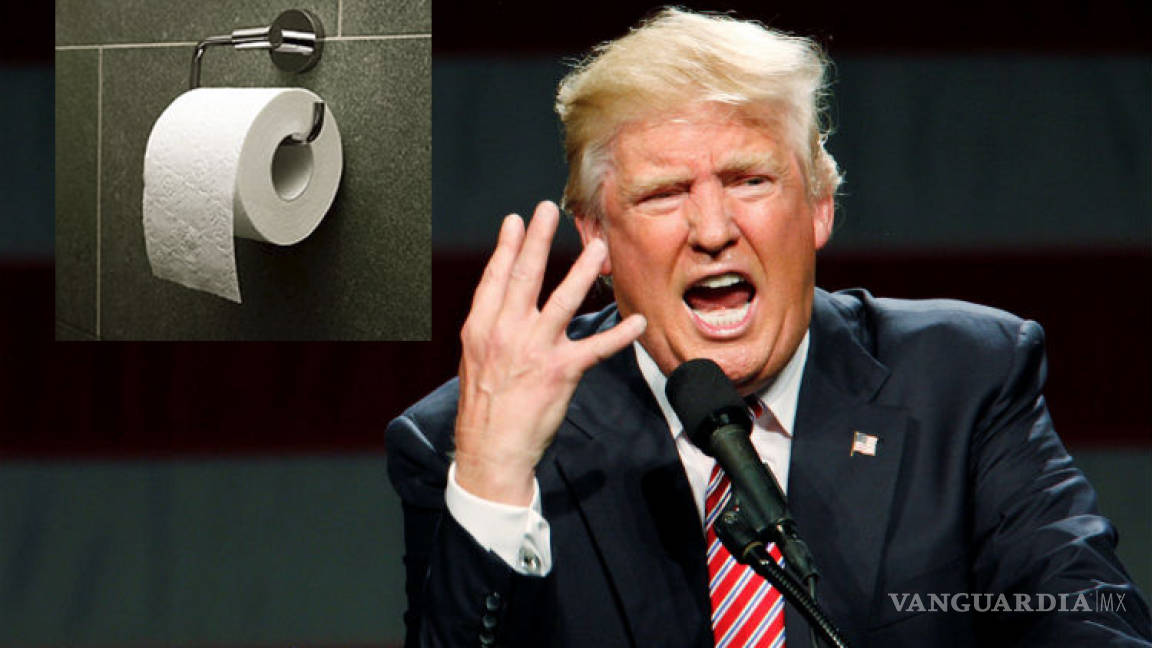 Así es como este papel higiénico le quitó el glamour a Donald Trump