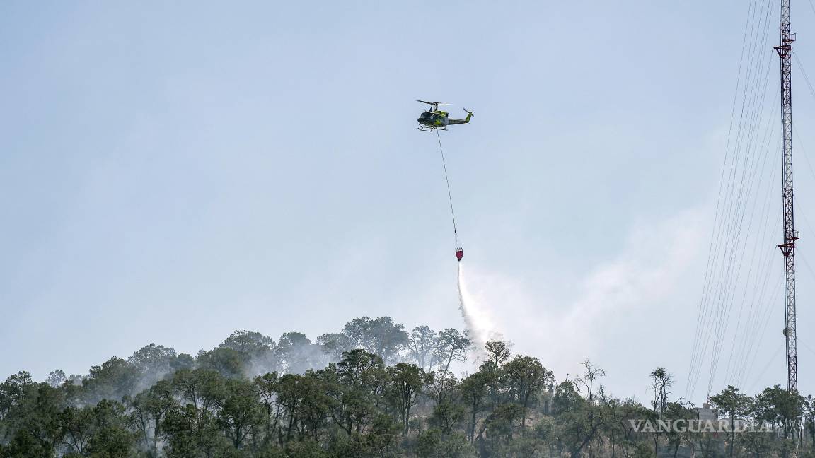 Avanza un 70 por ciento control del incendio forestal en El Tunal, en Arteaga (video)