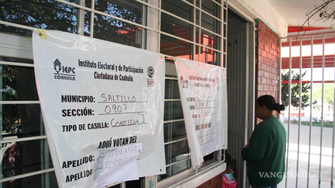 Pide INE apoyo para evitar 'boicot' en escuelas-casilla, a policía de Saltillo