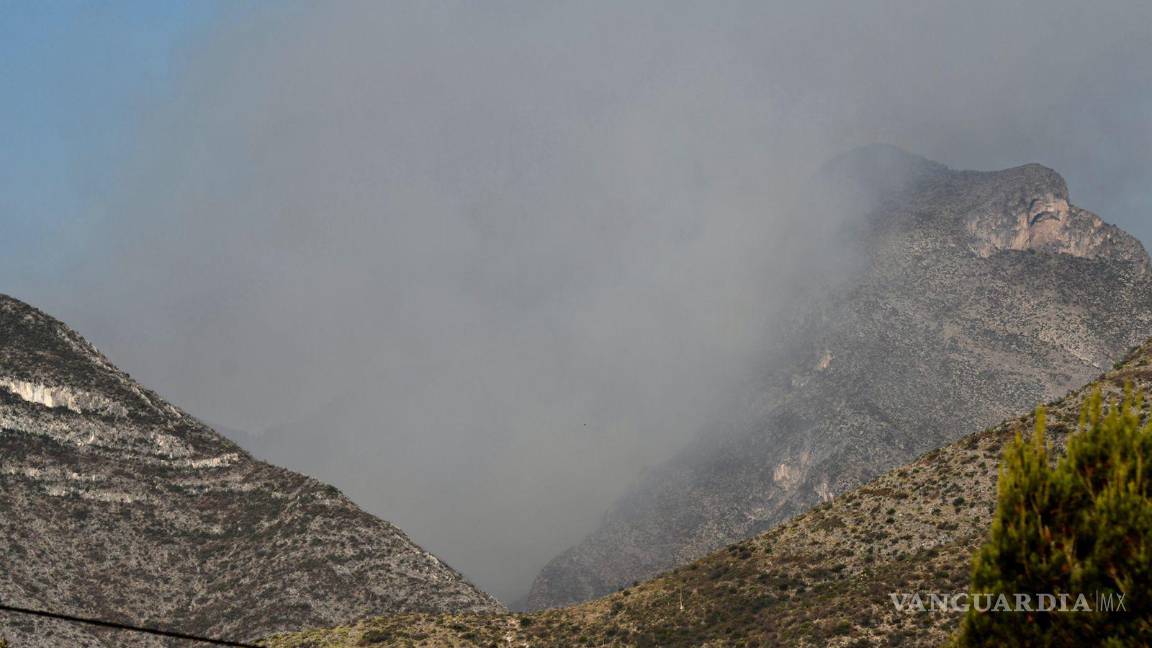 $!Aspectos del incendio en el Cañón de San Lorenzo.