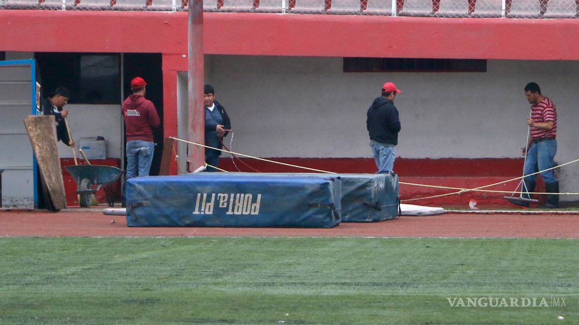 ‘Cocinan’ ampliación del Estadio Olímpico de Saltillo