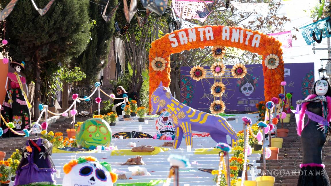 Barrio de Santa Anita: convierten 180 escalones en altar monumental en Centro Histórico de Saltillo