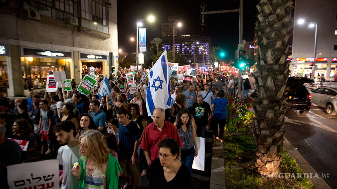 Miles de israelíes claman por la paz con palestinos