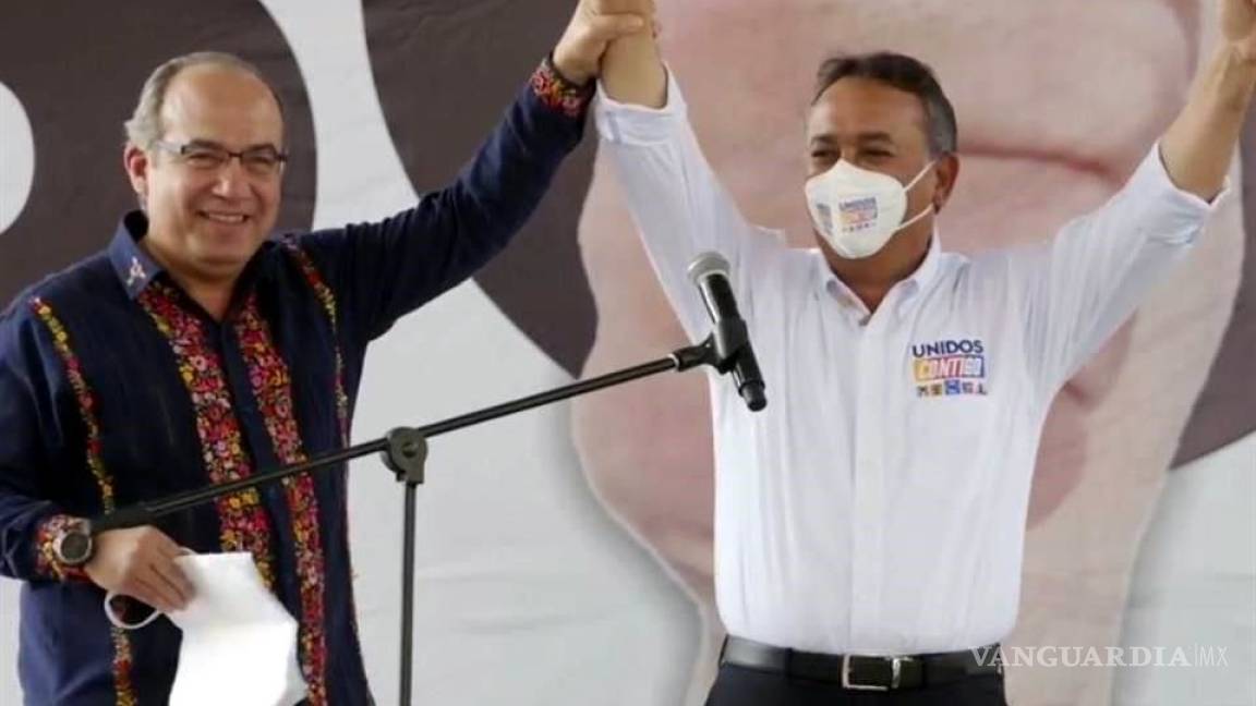 Felipe Calderón reaparece en mitin en Baja California y ataca a AMLO