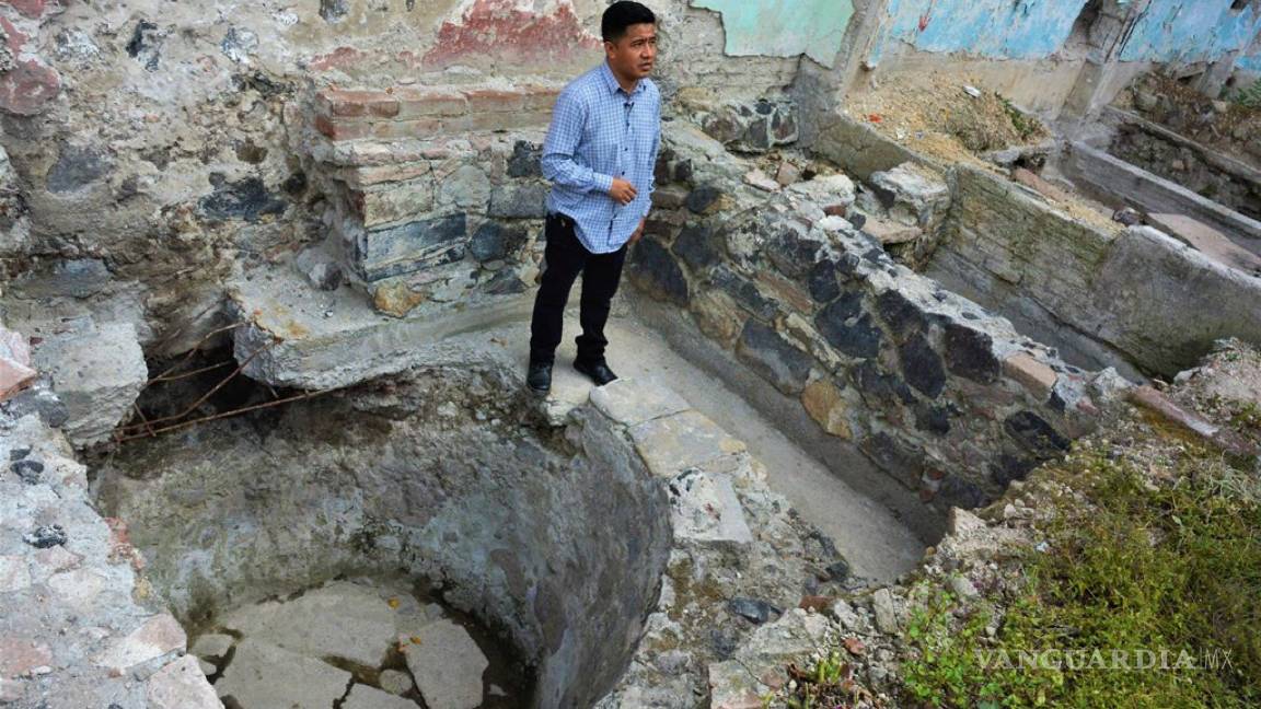 $!Descubren un temazcal prehispánico en el centro de la Ciudad de México