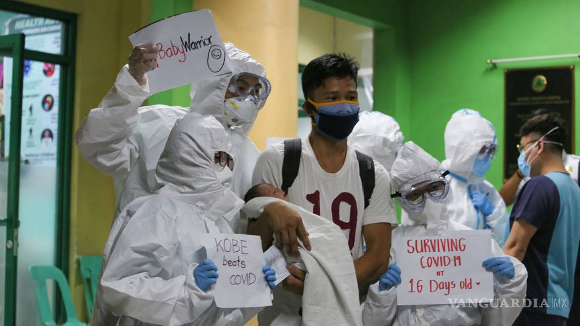 $!Bebé de 16 días vence al COVID-19 en Filipinas es el paciente de menor edad del mundo