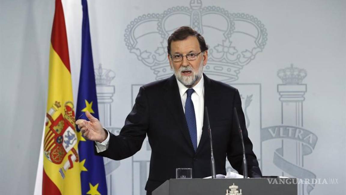 $!Defiende Mariano Rajoy su decisión de intervenir la autonomía de Cataluña