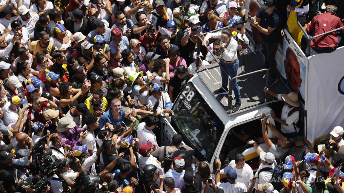 Ve Machado una ‘gran victoria’ en megamarcha de oposición venezolana del sábado