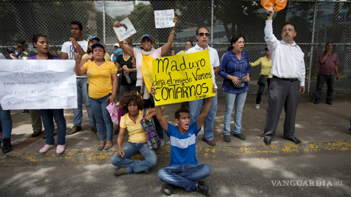 $!Fuerzas de seguridad reprimen marcha opositora en Venezuela