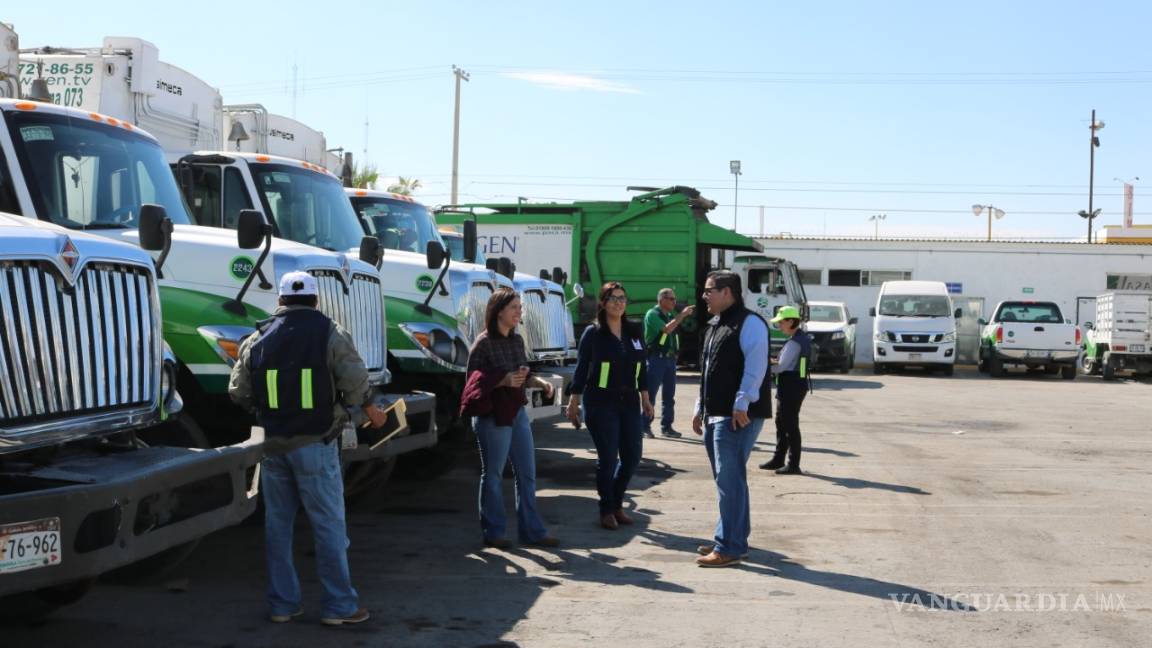 Supervisan parque vehicular de PASA en Torreón
