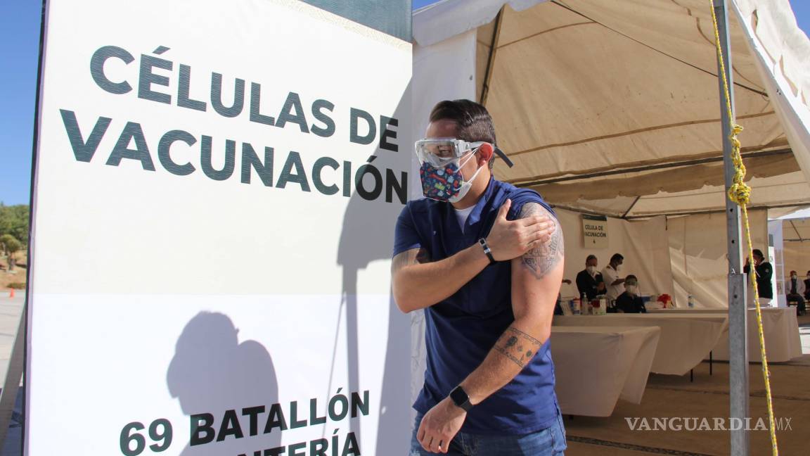 Avanza vacunación en Coahuila; han aplicado el 68% de las dosis