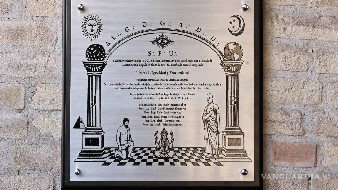 $!Con la placa conmemorativa se otorga certeza jurídica y reconocimiento oficial al histórico inmueble masónico.