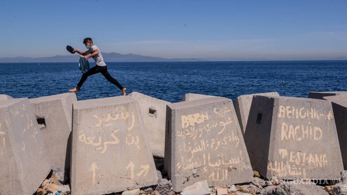 $!Migrantes en Ceuta, de la esperanza al drama en imágenes