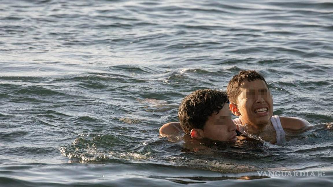 $!Migrantes en Ceuta, de la esperanza al drama en imágenes