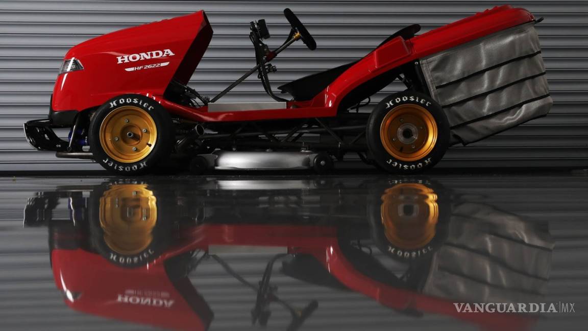 $!Mean Mower V2, increíble podadora Honda que llega a los 240 km/h