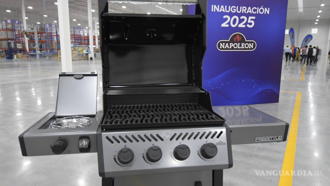 $!Inauguración de la empresa Napoleón, que fabricará asadores de gas | Foto: Omar Saucedo