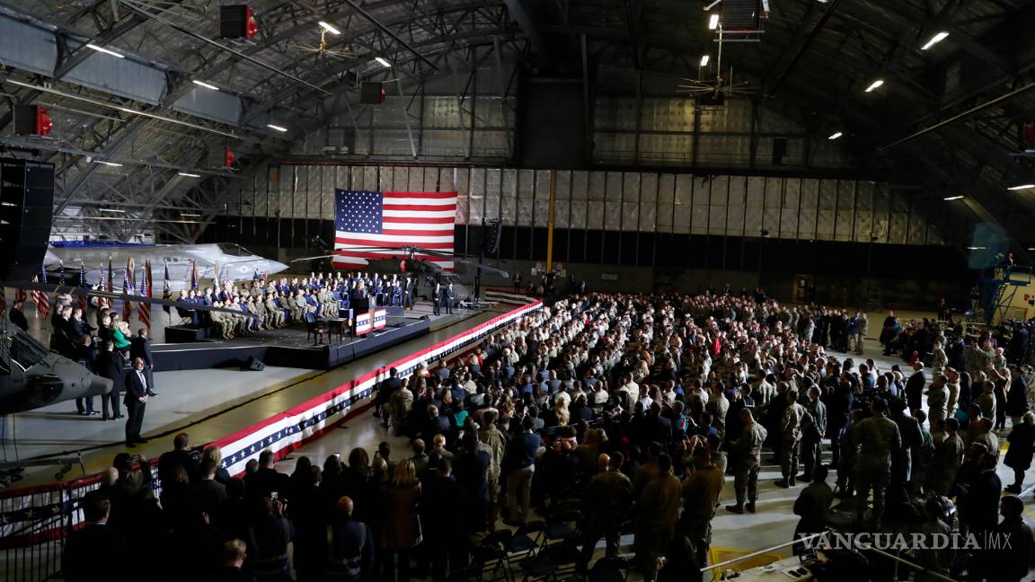 $!"El espacio es el nuevo dominio de guerra en el mundo"; inaugura Donald Trump la Fuerza Espacial