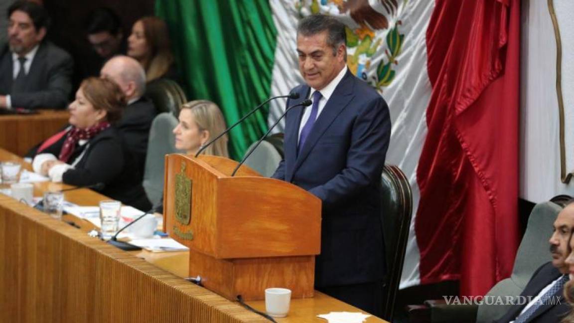 Congreso de Nuevo León advierte al 'Bronco' que aplicará la ley 'caiga quien caiga'