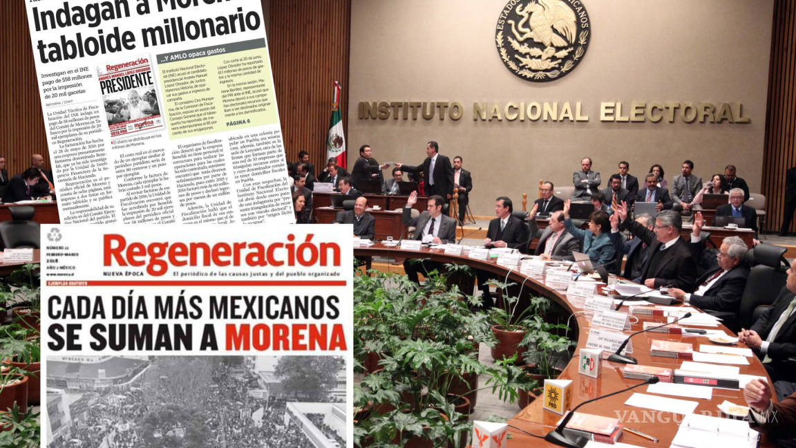 Niega INE investigación sobre periódico de Morena